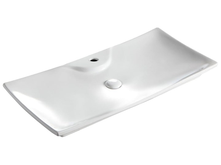 VELDMAN UMYWALKA CERAMICZNA AMADO 80cm Szerokość 80 cm Meblowe Prostokątne Ceramika Nablatowe Kategoria Umywalki