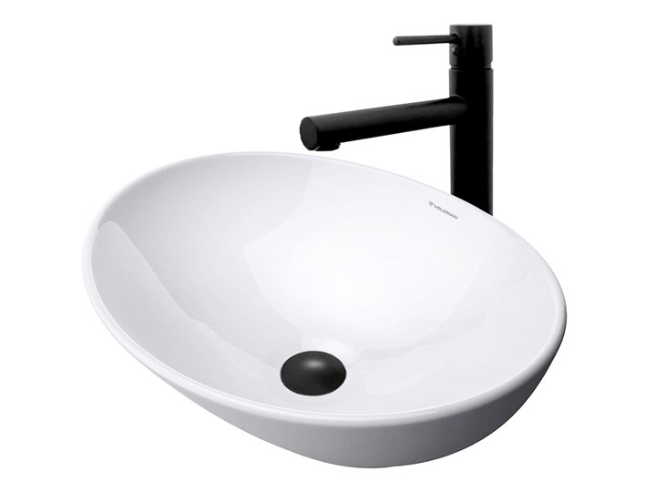 VELDMAN UMYWALKA CERAMICZNA NABLATOWA VERA Kategoria Umywalki Ceramika Owalne Nablatowe Szerokość 41 cm Kolor Biały