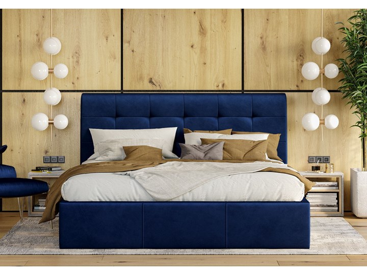 Łóżko do sypialni z pojemnikiem ALDO / kolory do wyboru