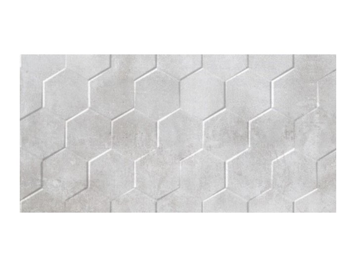 Płytka ścienna CEMENTO CANBERRA HEXAGONE dark grey mat 30x60 gat. I