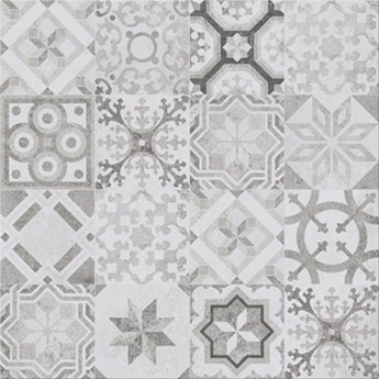 Gres szkliwiony inserto CONCRETE STYLE grey mat 42x42 gat. I