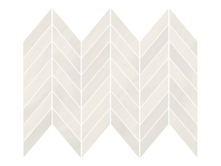 Płytka ścienna MARKURIA biała chevron mosaic mat 29,8x25,5 gat. I>> DARMOWA DOSTAWA zamówień od 1500 zł >>