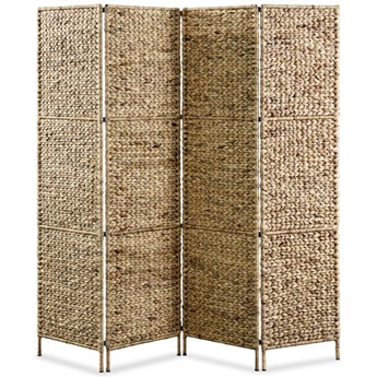 vidaXL 4-panelowy parawan, 154 x 160 cm, hiacynt wodny