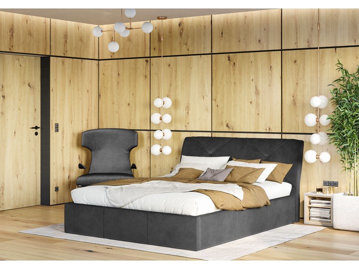 Łóżko sypialniane z pojemnikiem KARO / kolory do wyboru