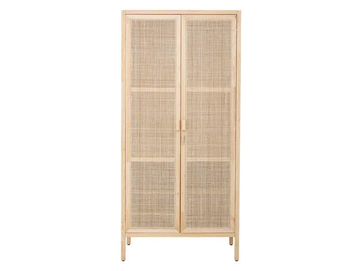 Szafa Sanna 210 x 100,5 x 57 cm naturalny drewno Szerokość 100,5 cm Wysokość 210 cm Rodzaj drzwi Uchylne
