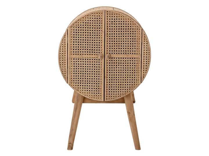 Komódka Otto z wiedeńską plecionką Głębokość 24 cm Drewno Szerokość 49 cm Wysokość 80 cm Wysokość 49 cm Szerokość 52 cm Z szafkami Głębokość 28 cm Kolor Beżowy