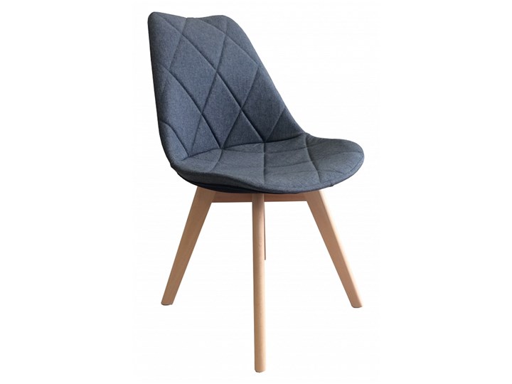 HOME DECOR KRZESŁO TAPICEROWANE KARO WOOD NOGI BUKOWE KRIS DAKOTA Styl Skandynawski Drewno Szerokość 43 cm Tkanina Głębokość 41 cm Kategoria Krzesła kuchenne