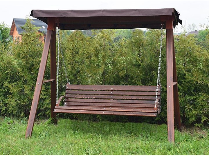 Drewniana huśtawka ogrodowa Magis 4X - 180cm Kategoria Huśtawki ogrodowe Typ Huśtawka ze stelażem