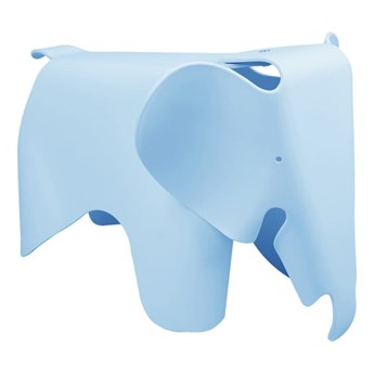 Designerski stołek Elephant błękitny