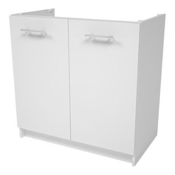 Szafka kuchenna dolna zlewozmywakowa Luna 80 cm biała