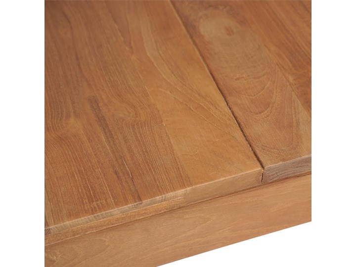Stół z drewna tekowego Margos 2X – brązowy Wysokość 76 cm Długość 120 cm Drewno Długość 60 cm Szerokość 60 cm Kształt blatu Prostokątny