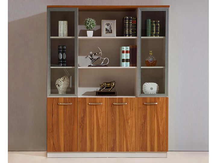 Nowoczesna szafa biurowa EVOLUTIO C108 Szerokość 160 cm Płyta MDF Wysokość 200 cm Płyta laminowana Głębokość 40 cm Rodzaj frontów Mat