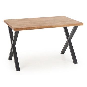 Stół z podstawą w kształcie litery X Apex 120/78 lite drewno