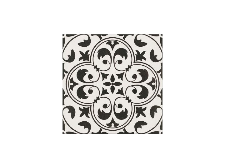 Gres szkliwiony PATCHWORK CONCEPT biało-czarny naomi mat 29,8x29,8 gat. I>>PROMOCJA -20 % z KODEM RABATOWYM >>
