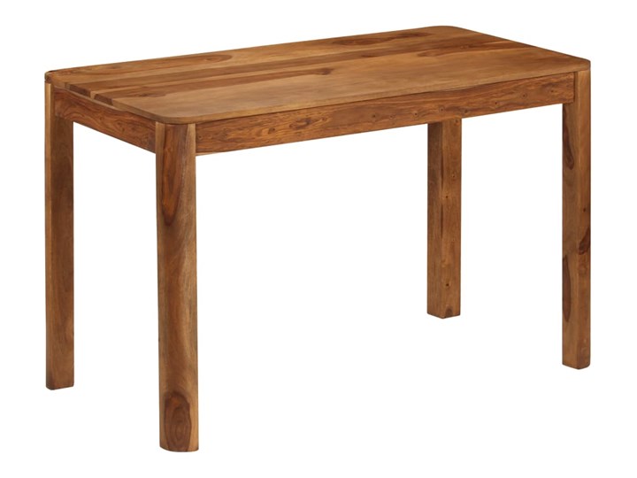 Drewniany brązowy stół - Sierra 2X Długość 60 cm Szerokość 60 cm Długość 120 cm  Wysokość 76 cm Drewno Styl Vintage