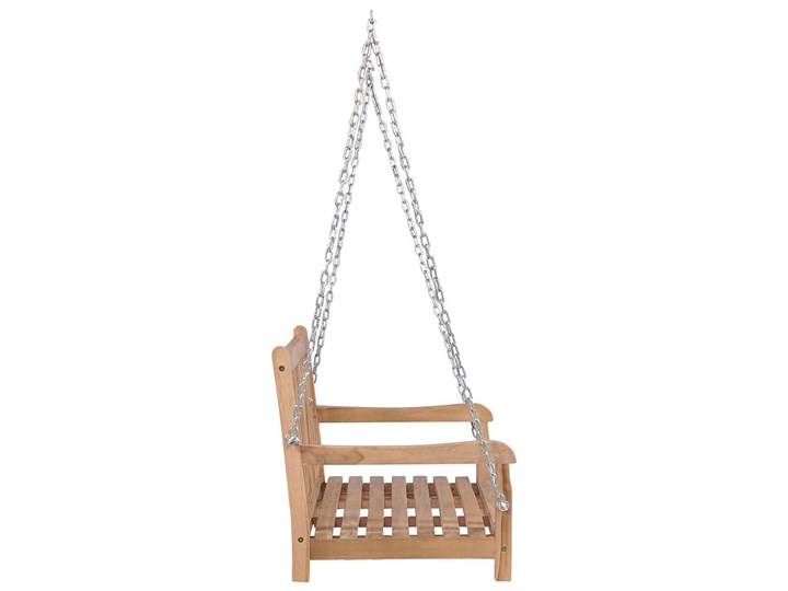 drewniana huśtawka paloma - teak Typ Huśtawka ze stelażem Materiał stelaża Drewno