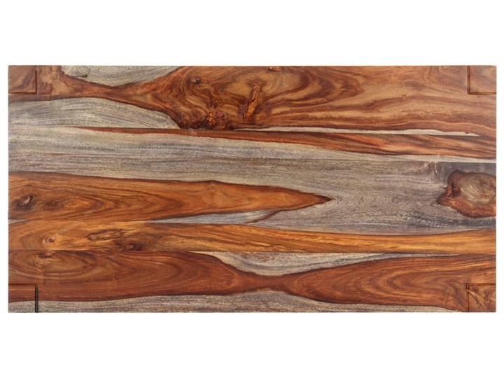 stół z drewna sheesham vidal – szary Drewno Rozkładanie