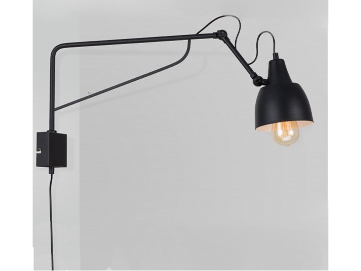 Metalowy kinkiet Spider Short z wtyczką do gniazdka Biały Stal Lampa LED Żyrandol Lampa pająk Ilość źródeł światła 4 źródła