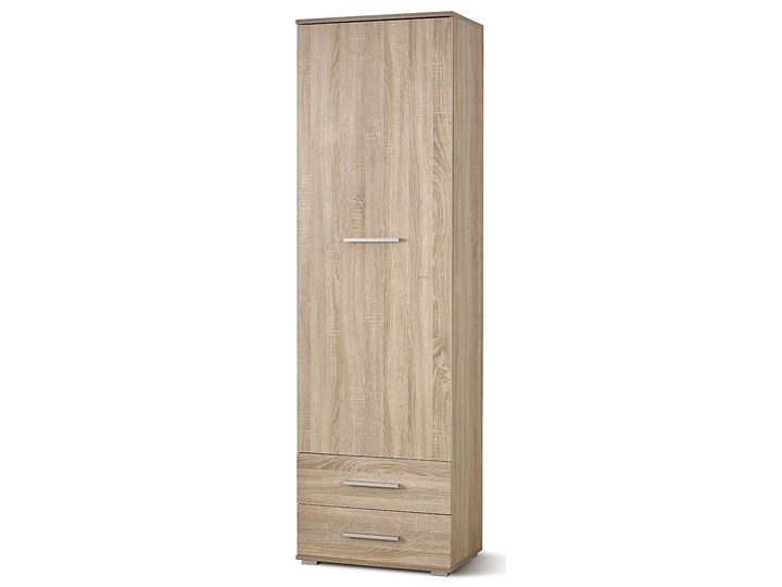 Szafa Lines C2 - dąb sonoma Drewno Typ Gotowa Płyta MDF Styl Minimalistyczny