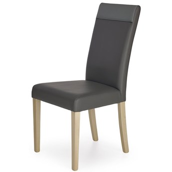 Krzesło tapicerowane Devon - popielate