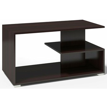 Nowoczesna prostokątna ława Luna - wenge