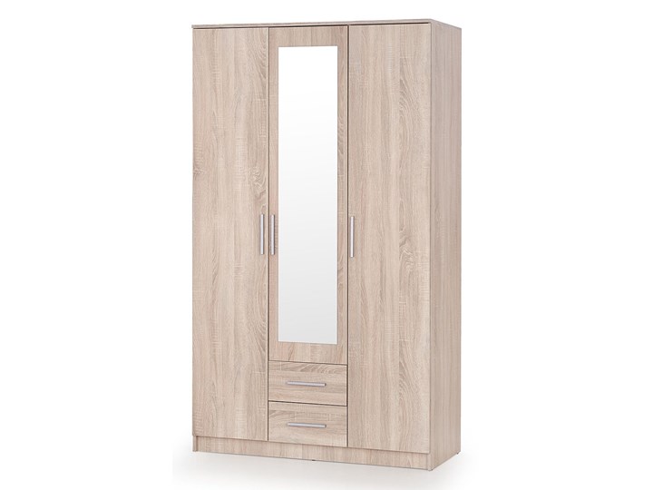 Szafa Lines S3 - dąb sonoma z lustrem Płyta MDF Drewno Lustro Kategoria Szafy do garderoby