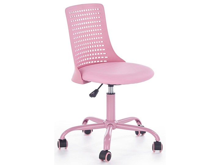 Obrotowy fotel dla dziewczynki Moli - różowy Wysokość 89 cm Wysokość 78 cm Tkanina Styl Nowoczesny Szerokość 43 cm Kategoria Krzesła kuchenne