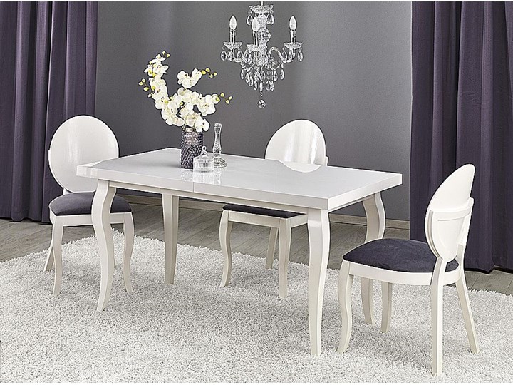 Stół rozkładany Torres 140-180 cm - biały