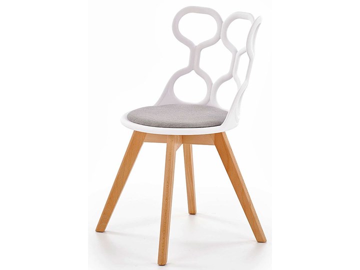 Krzesło skandynawskie Carter - białe Szerokość 43 cm Wysokość 80 cm Kategoria Krzesła kuchenne