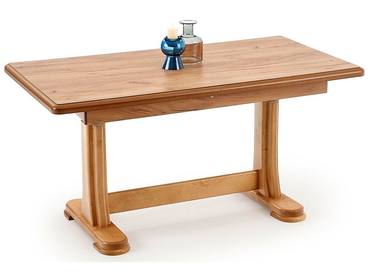 Rozkładany ławostół Kartex - dąb craft Wysokość 60 cm Styl Minimalistyczny