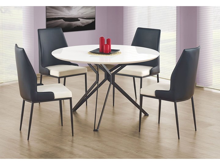 Okrągły stół Dexil Rozkładanie Płyta laminowana Długość 120 cm Wysokość 76 cm Kategoria Stoły kuchenne