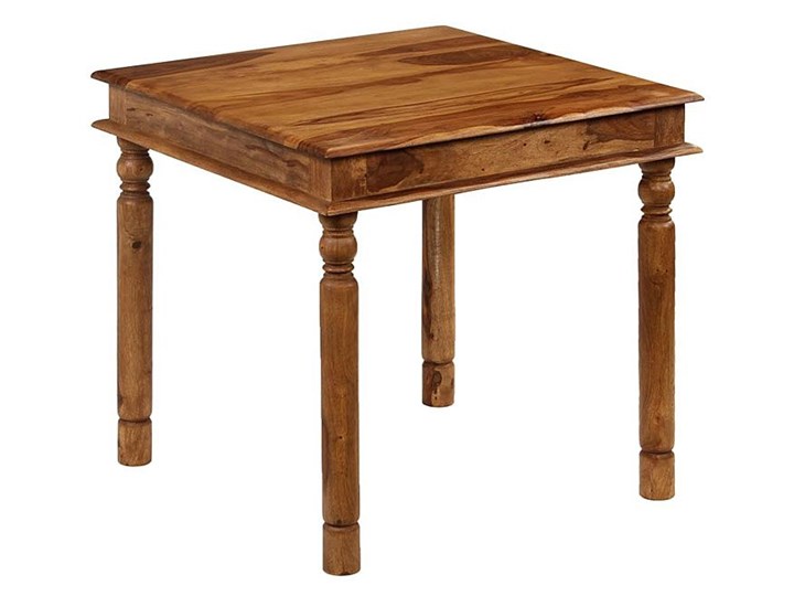Kolonialny kwadratowy stół Cubus 2S - palisander Długość 80 cm  Drewno Wysokość 77 cm Szerokość 80 cm Pomieszczenie Stoły do jadalni