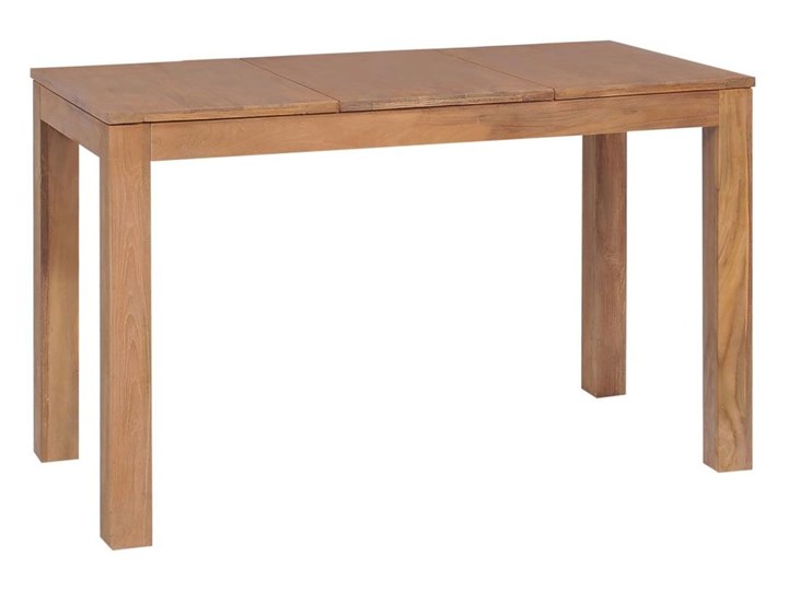 Stół z drewna tekowego Margos 2X – brązowy Drewno Długość 120 cm  Długość 60 cm Wysokość 76 cm Szerokość 60 cm Kategoria Stoły kuchenne
