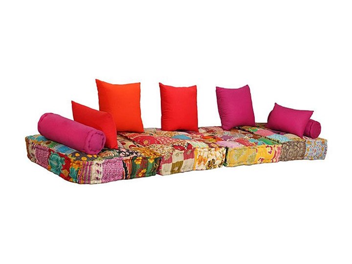 Modułowa sofa patchwork Demri 2D Typ Gładkie Modułowe Szerokość 70 cm Styl Vintage