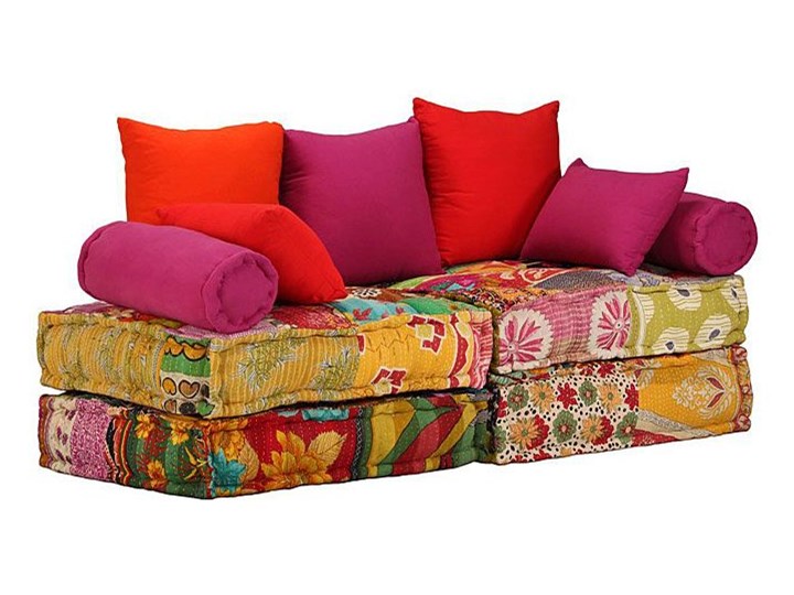 Modułowa sofa patchwork Demri 2D Modułowe Typ Gładkie Szerokość 70 cm Styl Vintage