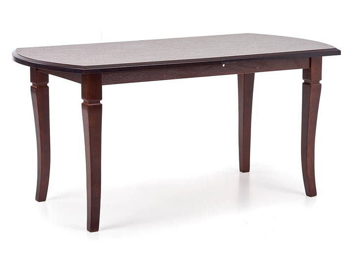 Stół rozkładany Lister XL - ciemny orzech Długość 160 cm Wysokość 74 cm Drewno Rozkładanie Płyta laminowana Szerokość 90 cm Rozkładanie Rozkładane