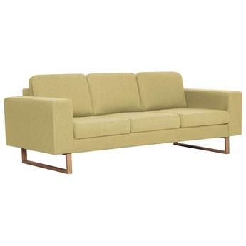 Elegancka trzyosobowa sofa Williams 3X - zielona