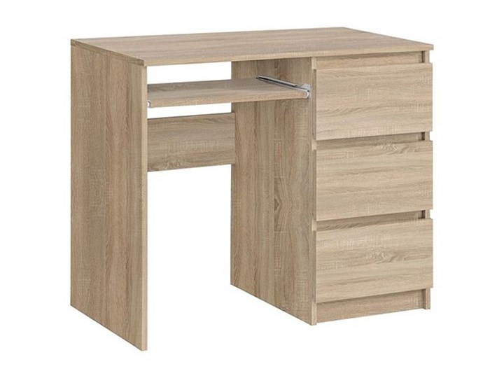 Nowoczesne biurko Luvio - dąb sonoma Głębokość 50 cm Biurko tradycyjne Biurko komputerowe Szerokość 90 cm Kategoria Biurka
