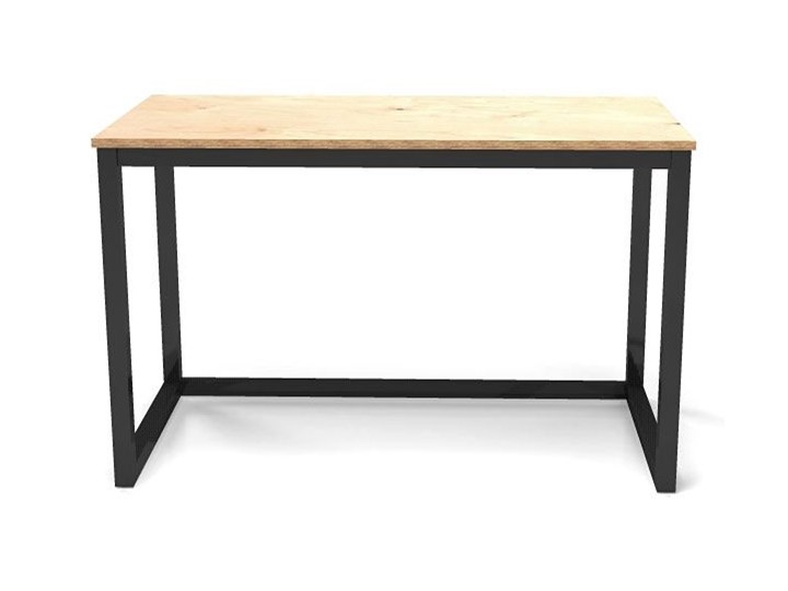 Minimalistyczne biurko drewniane Inelo T3 Drewno Kolor Beżowy Głębokość 50 cm Szerokość 100 cm Biurko tradycyjne Styl Industrialny