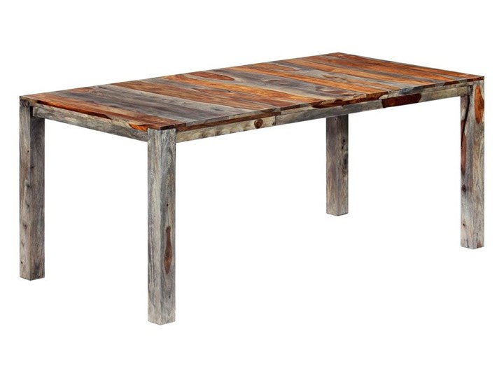 Stół z drewna sheesham Vidal 3X – szary Drewno Wysokość 76 cm Kategoria Stoły kuchenne