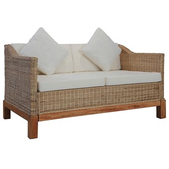 Sofa Alani 2B dwusobowa - naturalny rattan