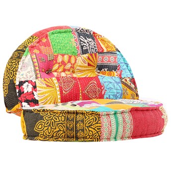 Materiałowa sofa Dina - patchwork