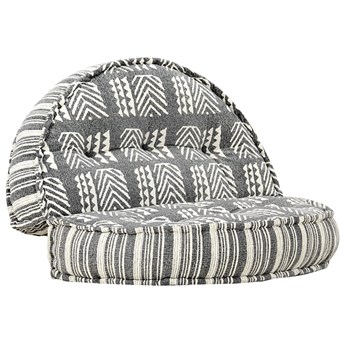 Materiałowa sofa Dina - ciemnoszara
