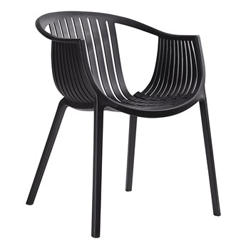 Krzesło ogrodowe Korente - czarne