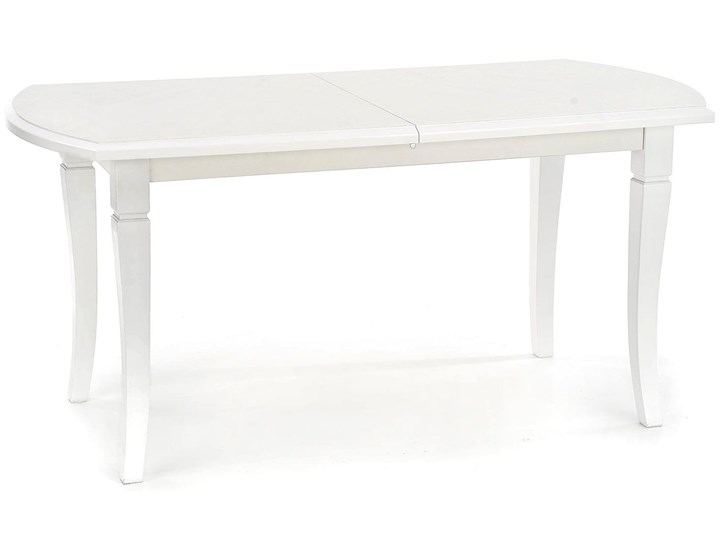 Stół rozkładany Lister XL - biały Wysokość 74 cm Szerokość 90 cm Długość 90 cm Długość 160 cm Styl Prowansalski