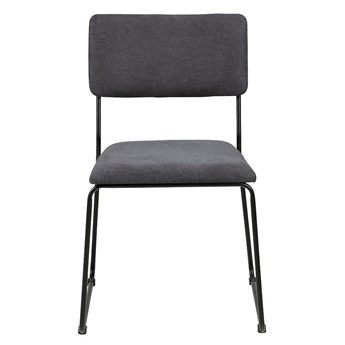 Loftowe krzesło Nadio 2X - ciemnoszare