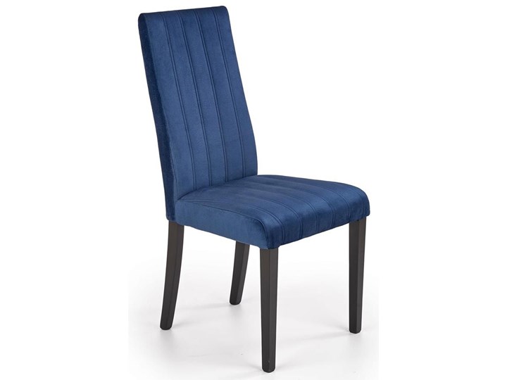 Pikowane krzesło do salonu Iston 2X - granatowe Kolor