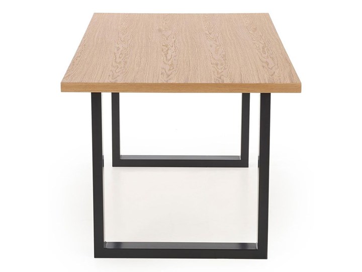 Rozkładany stół w stylu loft do jadalni Lopez 2X 140 XL - dąb Szerokość 140 cm Długość 140 cm Drewno Styl Minimalistyczny Szerokość 85 cm Wysokość 76 cm Styl Industrialny