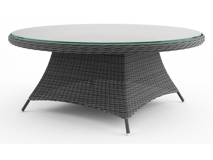 Meble ogrodowe RONDO ø180 royal szare Aluminium Stoły z krzesłami Technorattan Tworzywo sztuczne Stal Rattan Zawartość zestawu Krzesła