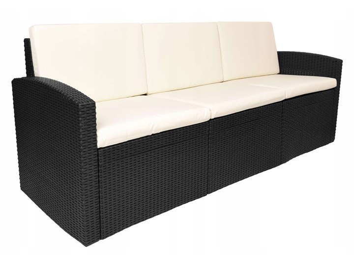 Zestaw mebli ogrodowych SIESTA GRAFIT - BEŻ 4w1 Rattan Technorattan Kolor Biały